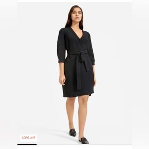 Everlane Japanese Go-Weave Wrap Dress